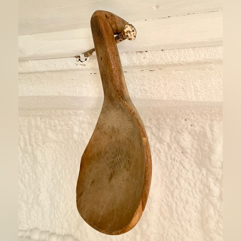 Primitive Wood Grain Scoop